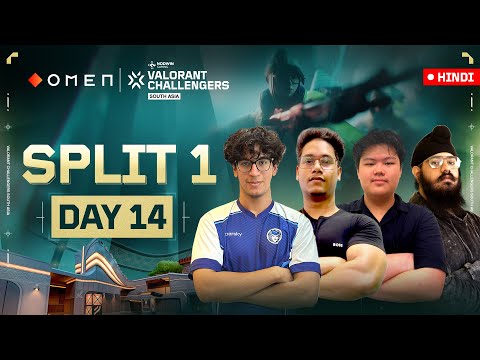 [HINDI] OMEN VALORANT Challengers South Asia 2025 Split 1 - DAY 14