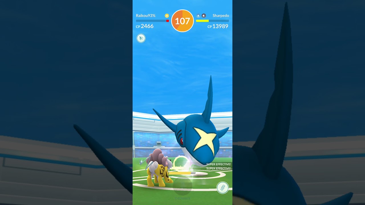 pokemon go sharpedo raid