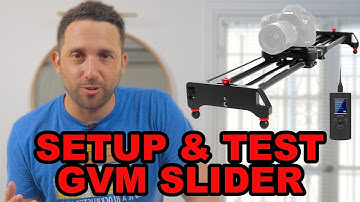 THE BEST AFFORDABLE CAMERA SLIDER ON THE MARKET! (SET UP & EXAMPLES OF GVM SLIDER w/ SHORT FILM!)