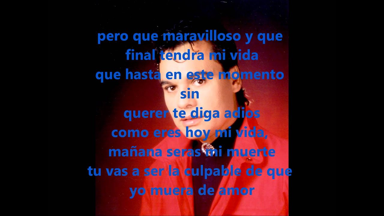 juan gabriel- con todo y mi tristeza-letra
