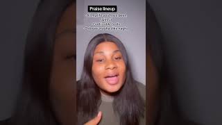 Praise lineup for Sunday service #gospel #christianmusic #choir