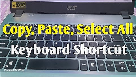 Laptop me Copy, Paste , Select All Keyboard Se Kaise Kare | How to Copy Paste Windows laptop