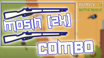 KILLING HACKER with Mosin + DEagle 50 | Dual Mosins Combo in Desert Mode! | Surviv.io