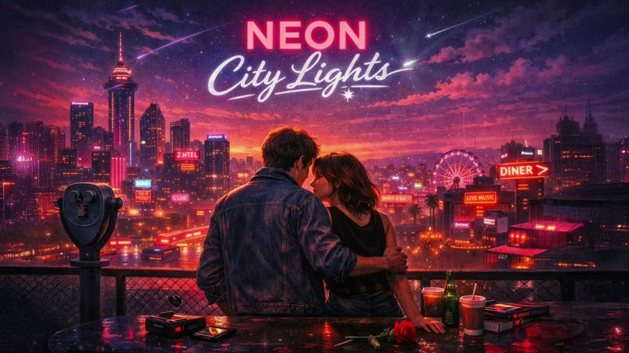Neon City Lights - 80s Inspired Retrowave | Synthwave | Nostalgic Vibes