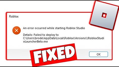 How To Fix Roblox Studio Login Error - An error occured while starting Roblox Studio