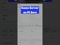 Host a Game Server on a Pi Zero!