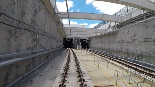 Transperth train drivers cab view  - B series - Perth to High Wycombe and return - High speed