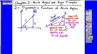 Pearson Trigonometry Notes, Chapter 2 Section 1, Video 1 of 3 Wealth