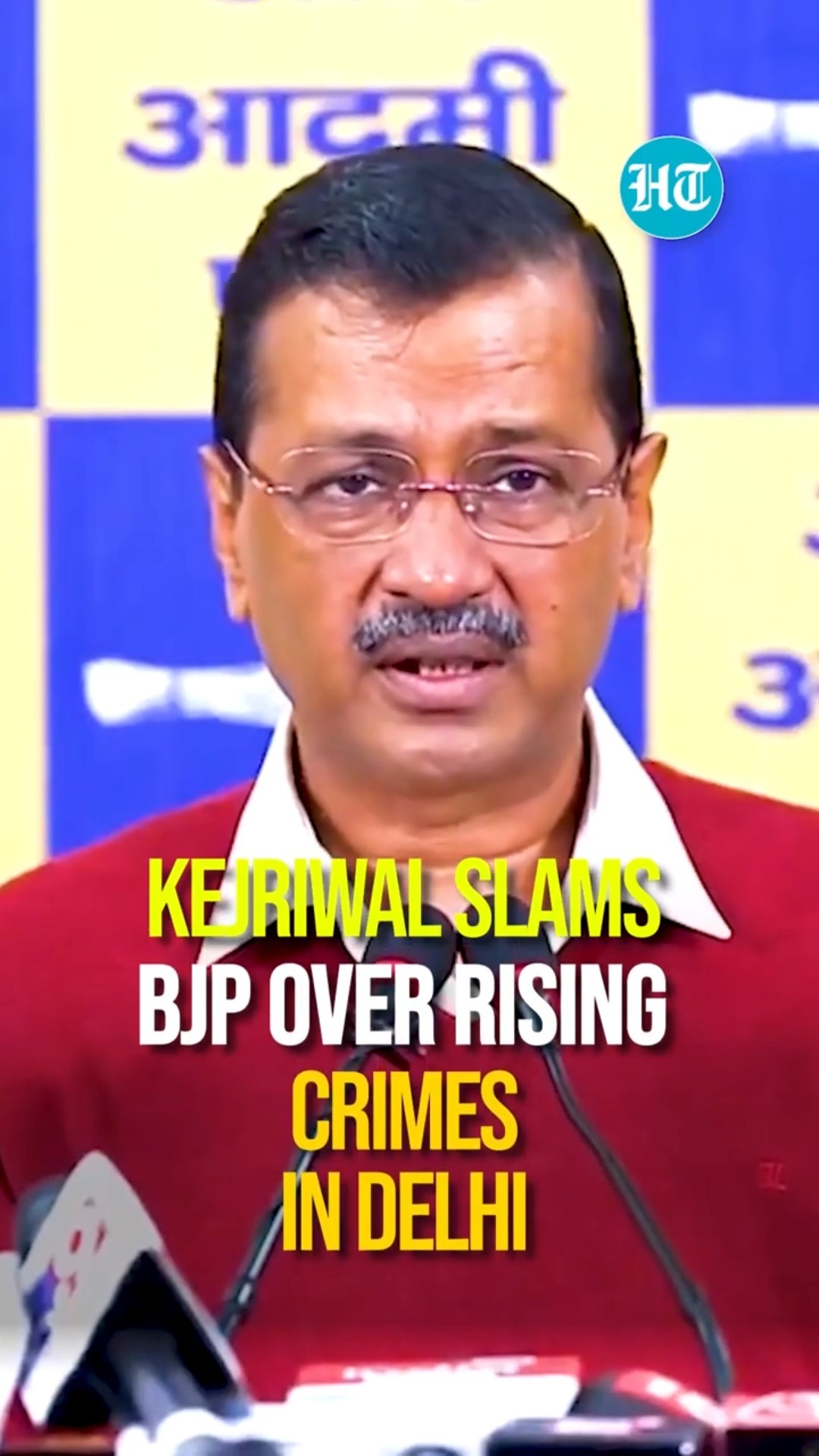 Arvind Kejriwal Slams BJP Over Rising Crimes In Delhi