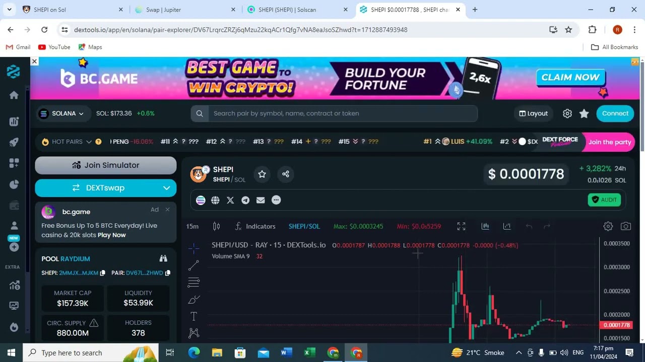 NEW MEME COIN $SHEPI is launch on solana blockchain! BUY NOW and get enjoy your profit soon.