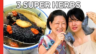 Black Chicken Soup?! Mom’s Chinese Herbal Recipe - (5 Ingredients!)