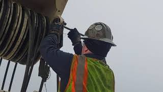 10 part block reeving 240 ton mobile crane