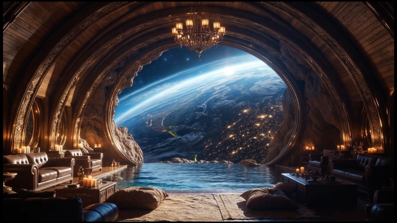 10 HOUR Midnight Above the World | Dreamlike Fantasy Soundscape for Deep Rest