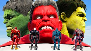 The Incredible Hulk SMASH | Red Hulk vs Hulk vs Venom Army - What If
