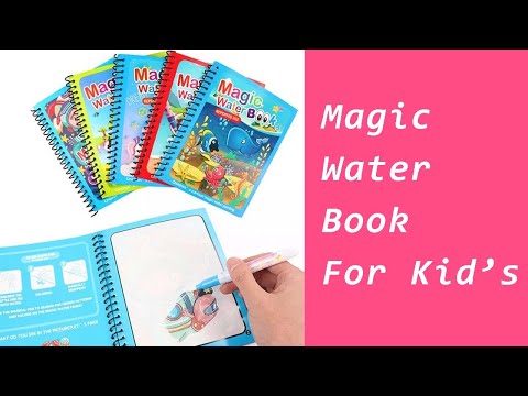 Magic Water Book / Repeatable painting / NewMind Stationery