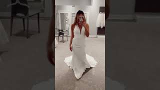 Trying on Wedding Dresses at David's Bridal 2023
