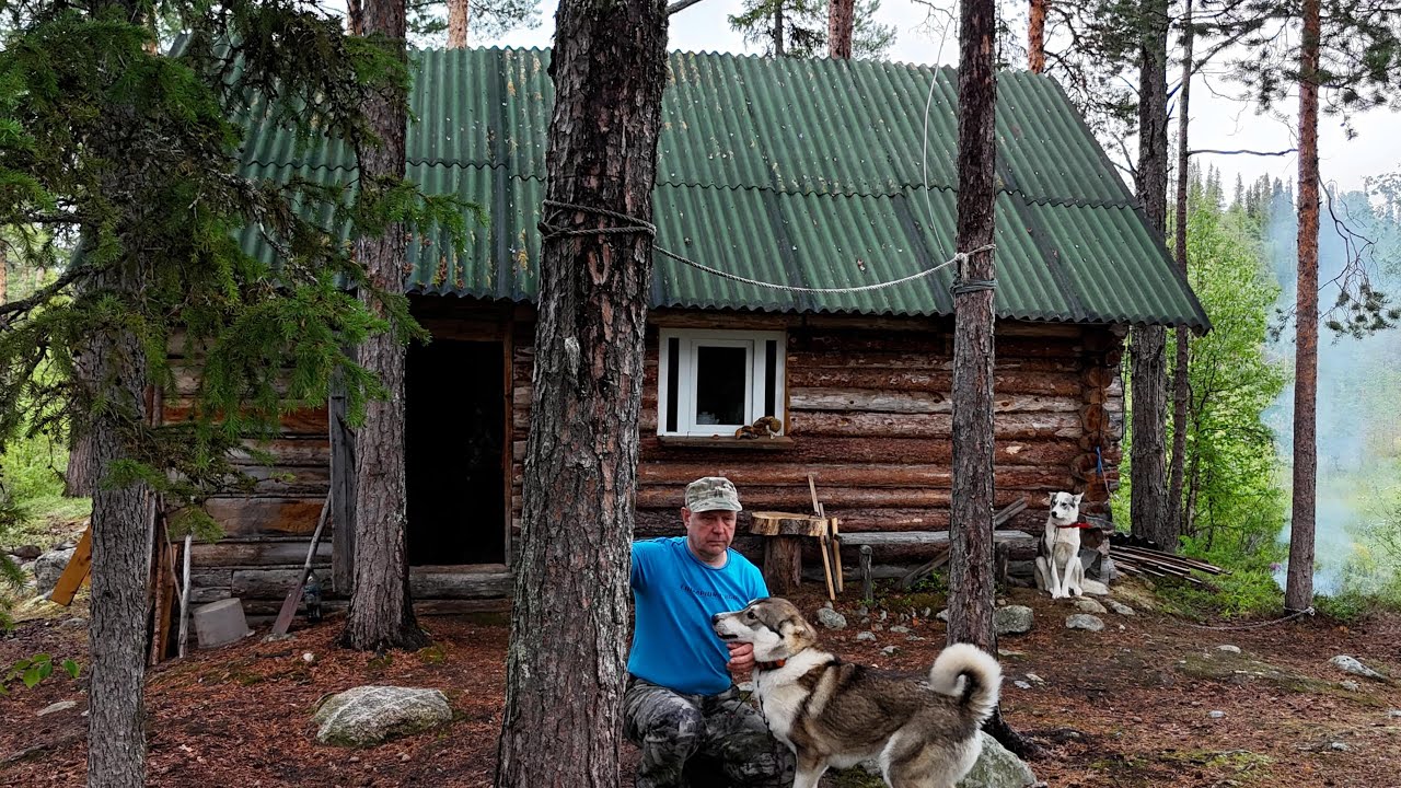 пришёл в избу, отлично наловил, супеРыбалка, крупная рыба, медведь прокусил канистру.