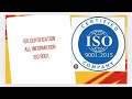 iso certificate information
