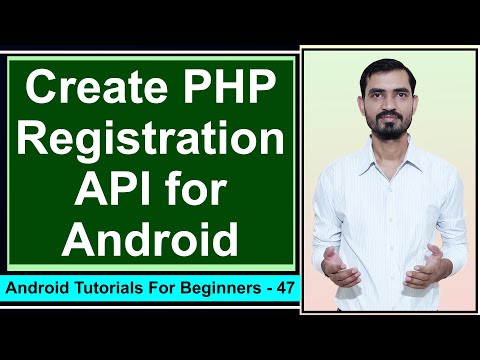 Create PHP API for Android Register || PHP, XAMPP, MYSQL || Android Tutorials by Deepak Hindi #47