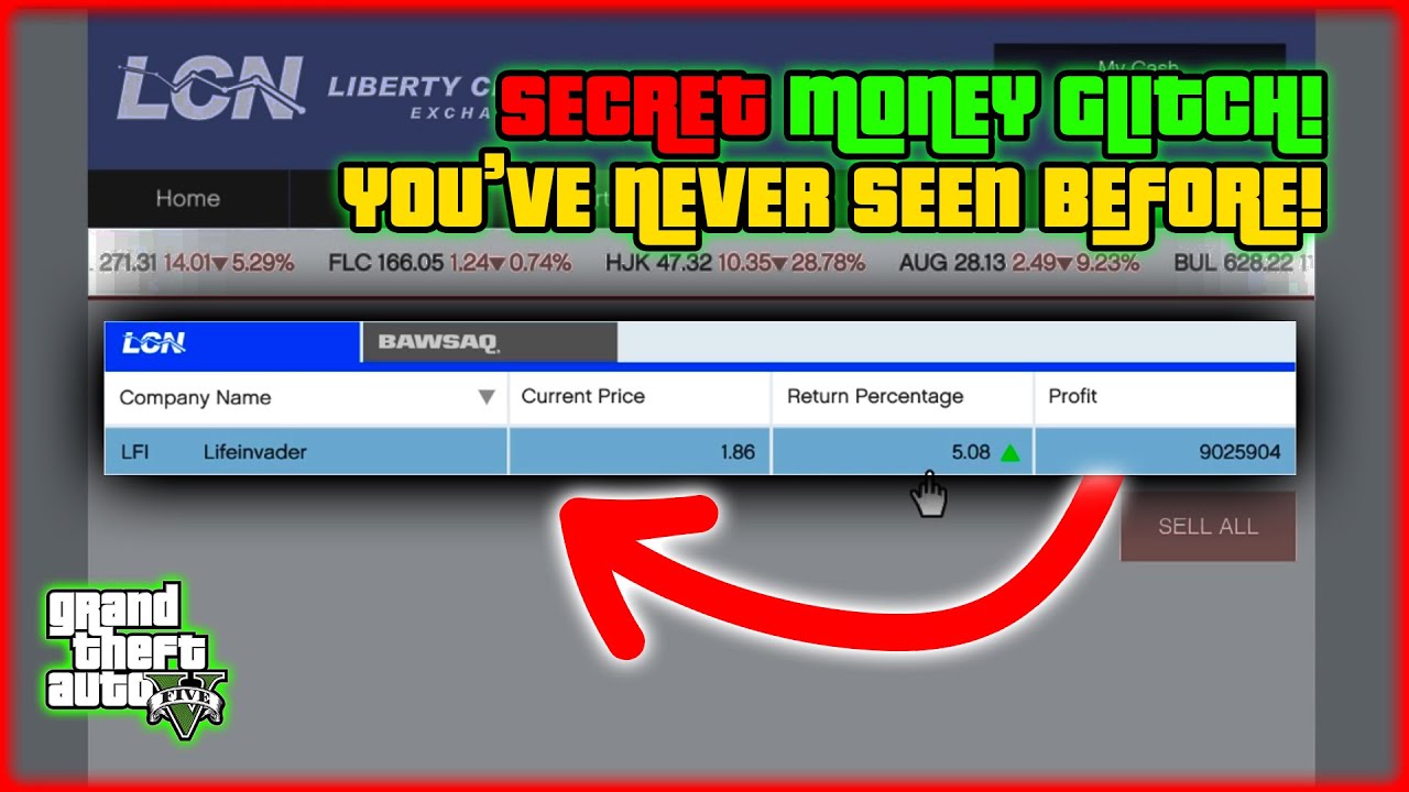 GTA 5 Unlimited Story Mode Money Glitch Easy Fast YouTube 