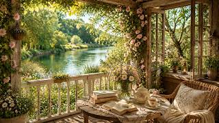 Cottagecore Morning by the River | Peaceful Water Flow and Bird Sounds for Deep Relaxation
