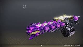 Destiny 2 The Luminous Void Shader on the Song of Ir Yut LOOKS insane.