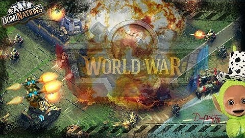 #577. DomiNations 1. Attack 264. Worldwar - Elite Generals #16 Koolio Atomic Age Lv207