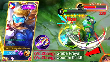 NEW BUILD!!😯 | BROKEN BUILD!! | FREYA TOP 1 GLOBAL | FREYA BEST BUILD 2022 | MUST WATCH | MLBB✓