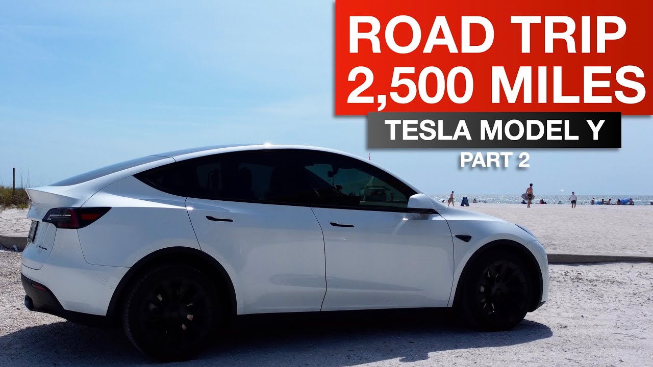 Tesla Model Y Road Trip 2,500 Miles Part 2 YouTube