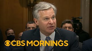 FBI director warns Congress of "historic levels" of antisemitism, elevated terror attack risk