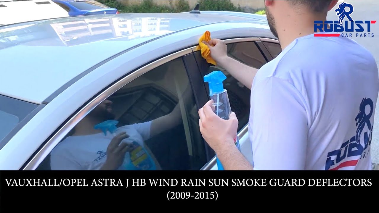 4 PCS VAUXHALL/OPEL ASTRA J HB WIND RAIN SUN SMOKE GUARD DEFLECTORS