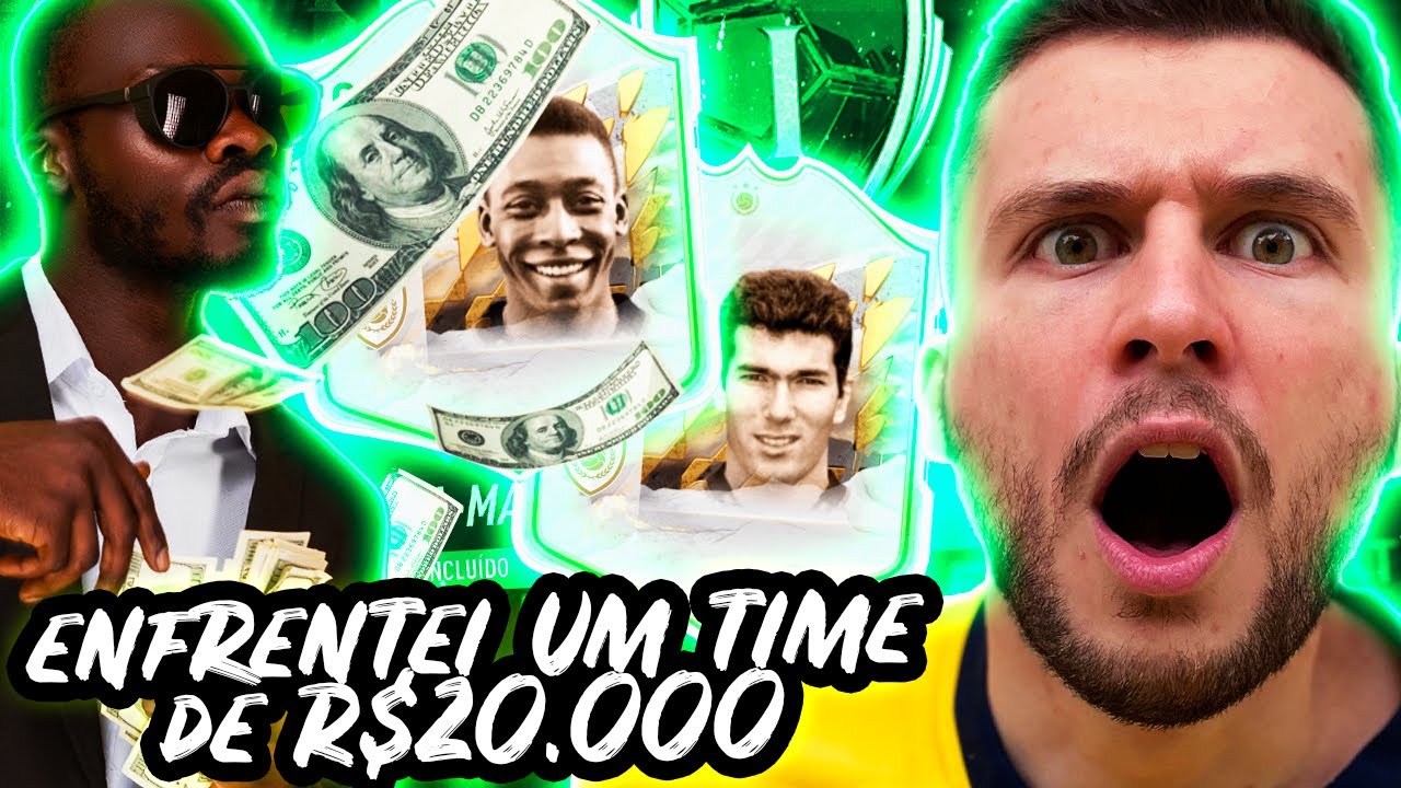ENFRENTEI UM TIME DE R$ 20.000 NA DECISÃO DO MATA-MATA DA WL😱 O TIME MAIS INSANO QUE JÁ VI NO FIFA22