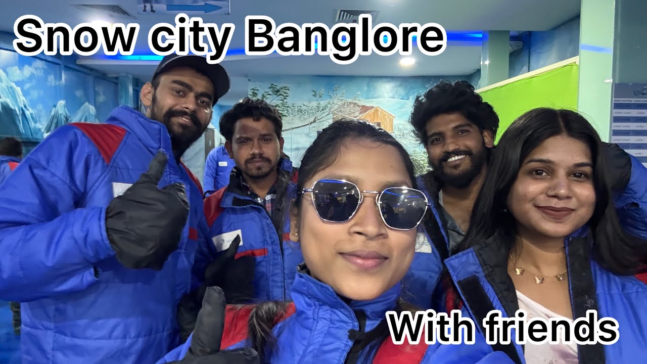 Snowcity Banglore with friends and office colleagues 