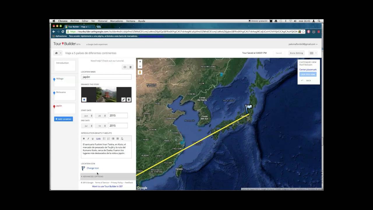 Tutorial Tour builder - YouTube