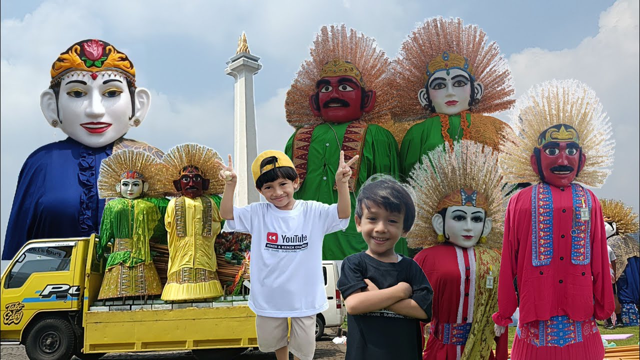 Berburu Banyak Ondel Ondel Betawi | HUT Jakarta ke-498