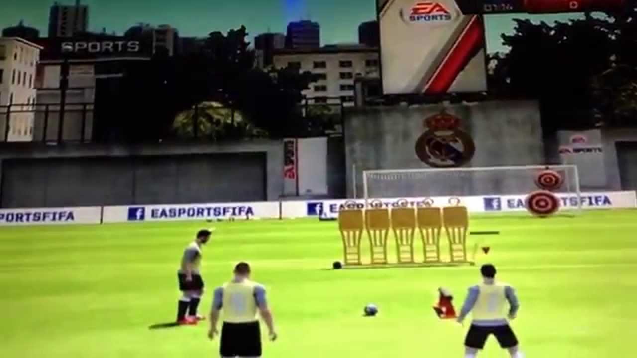 Fifa 15- gold free kick skill game cheat !