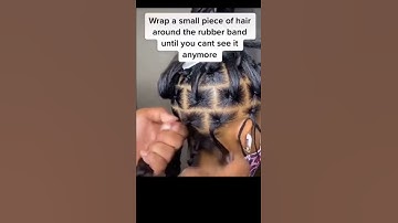 HOW TO MAKE PASSION TWIST EP.19, HIDE RUBBER BAND. #protectivehairstyles #passiontwist