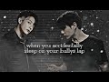 Oneshot when you fall asleep on your bullys lap bts Jeon jungkook fan fiction your bully loves you