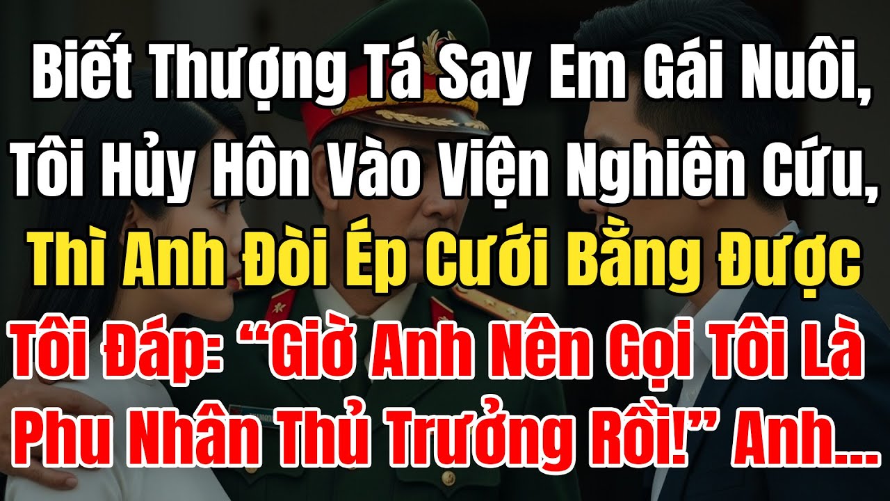 Biết Thượng Tá Mê Em Gái Nuôi, Tôi Hủy Hôn Thì Anh Ép Cưới, Tôi Đáp: “Gọi Tôi Là Phu Nhân Thủ Trưởng