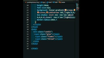 Candle: HTML||CSS #coding #Viral #Shorts