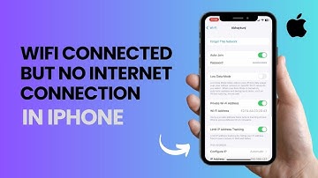 How To Fix WiFi Connected But No Internet Connection on iPhone iOS