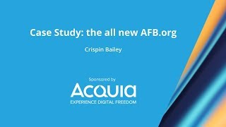 Case Study: the all new AFB.org
