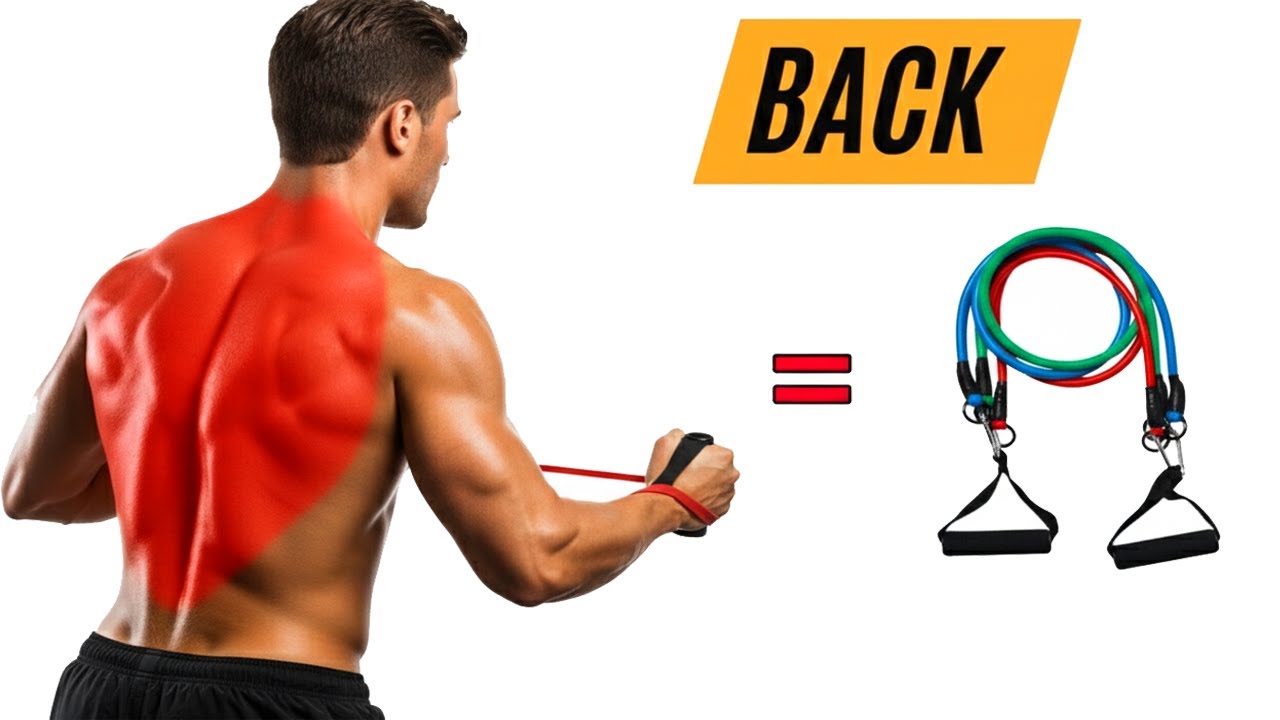 Best Back Workout with Resistance Band at Home | 5 Effective Exercises ...