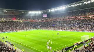 Ambiance du dernier match de la saison 23/24 Lyon - Strasbourg