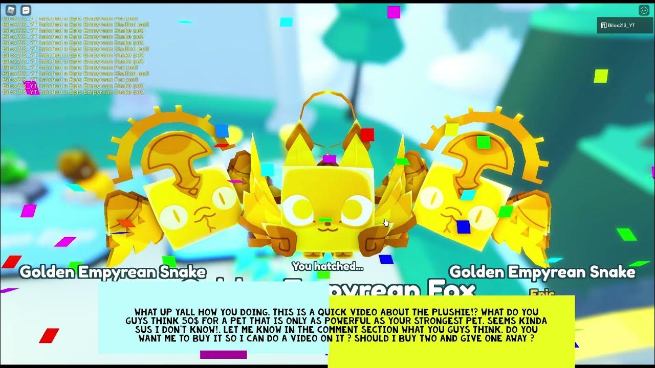 Pet Simulator X Roblox PLUSHIE POG CAT is it worth it ? YouTube