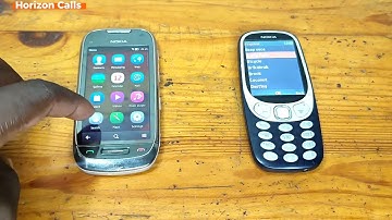 Nokia 3310 vs Nokia C7 Ringtones Comparison | Power On & Off Both Phones 