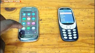 Nokia 3310 vs Nokia C7 Ringtones Comparison | Power On & Off Both Phones 