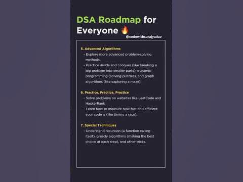 How To learn Data Structure and Algorithm (DSA) Roadmap For Everyone # ...