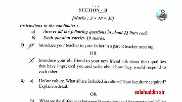 Functional English -1 | BA/B.COM/BSc sem 1 BRAOU Question paper may/june 2024
