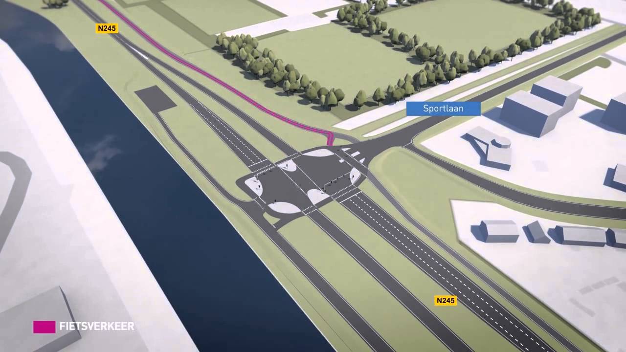 Animatie fietsverkeer N248